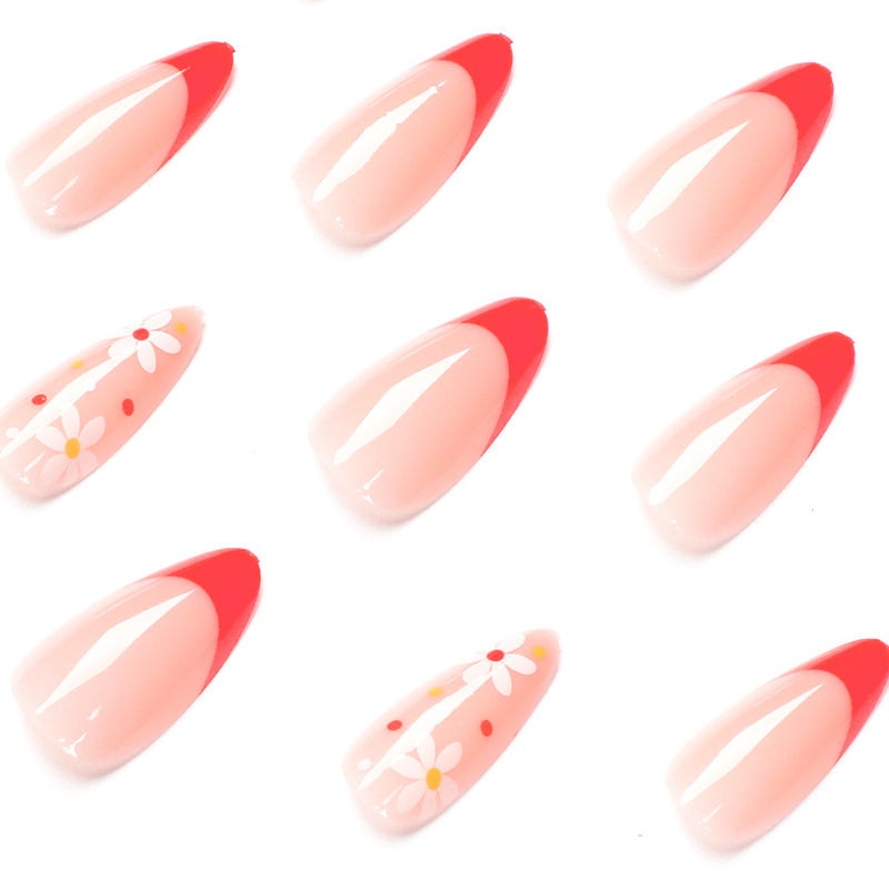 French Floral Nails - Press on Nails