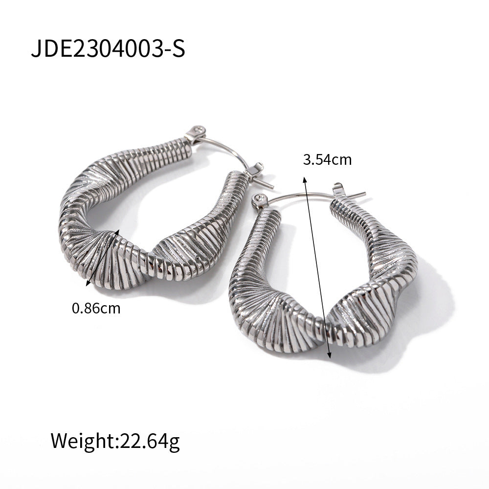 Hollow Hoop Earrings