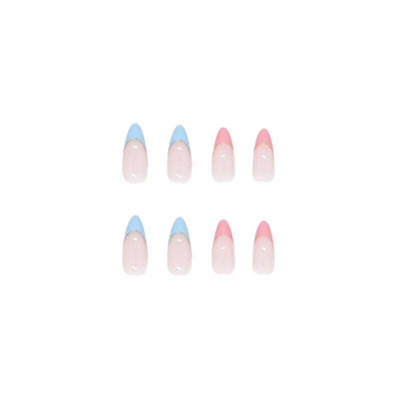 Colorful French Nails - Press on Nails