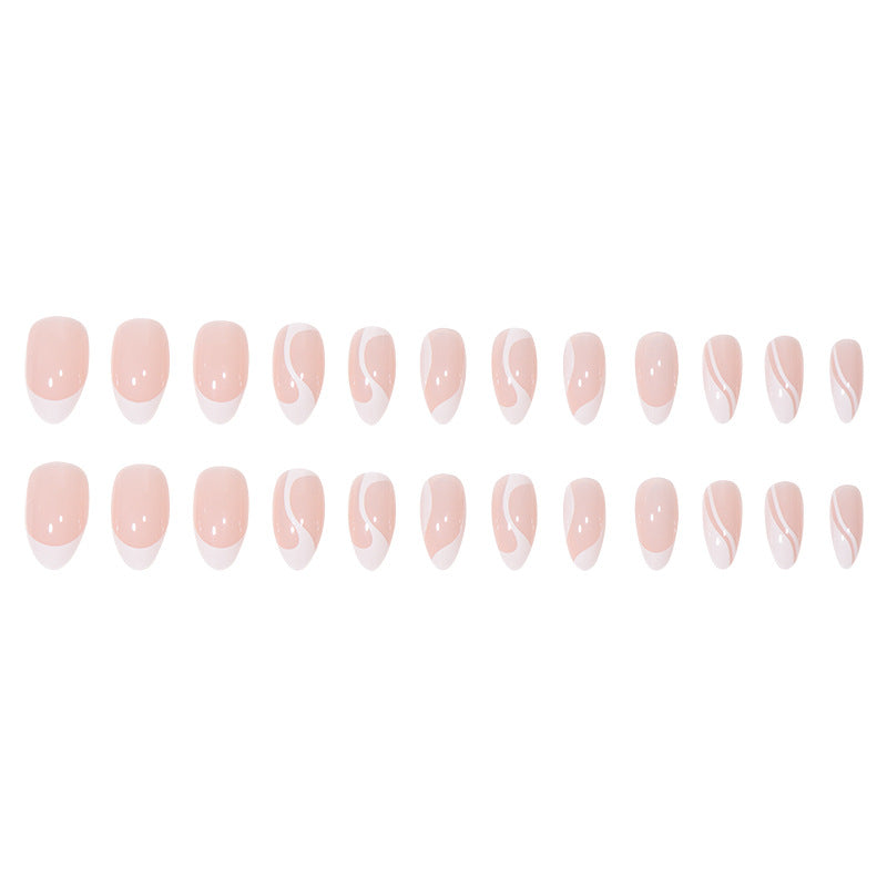 Simple French Nails - Press on Nails