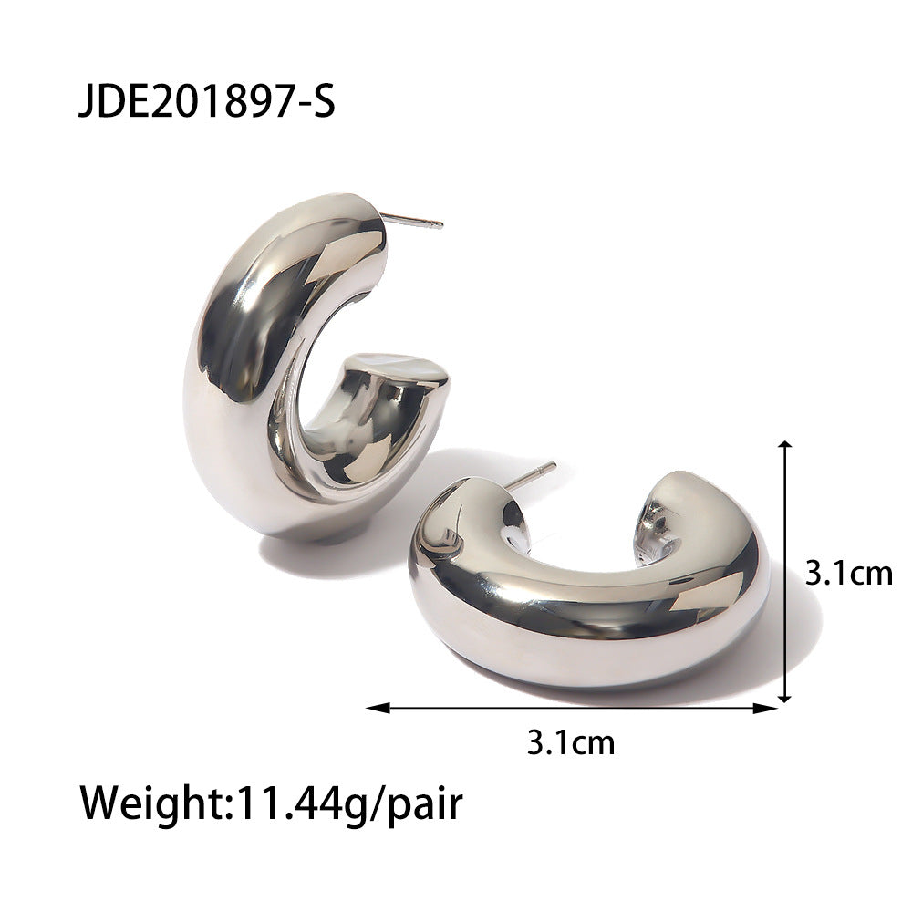 Hollow Hoop Earrings
