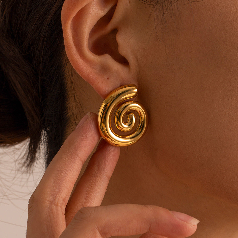 Twisted Thread Dangle Earrings