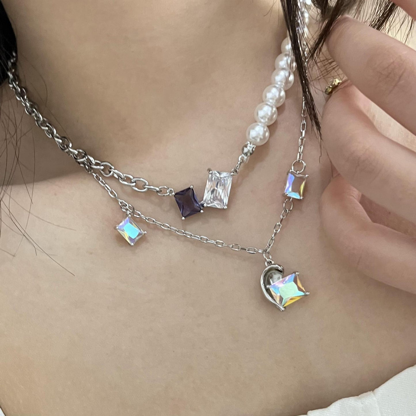 Frances Pearl Necklace Set