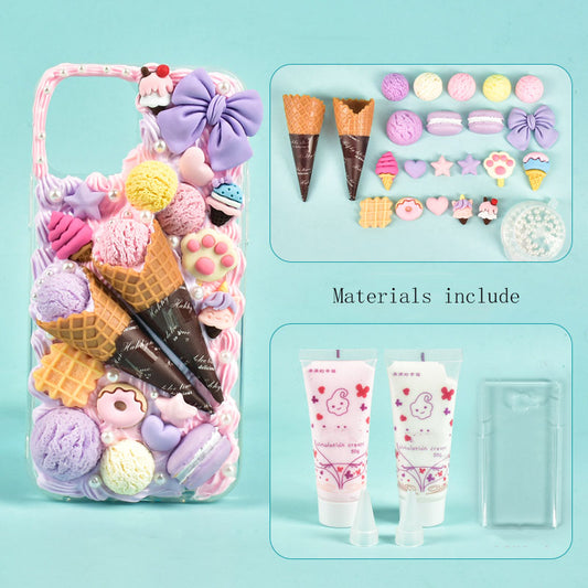 Ice Cream Material Kit for DIY Handmade Decoden Phone Case