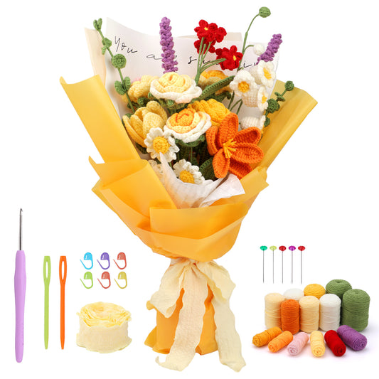 Flower Bouquet Crochet Kit