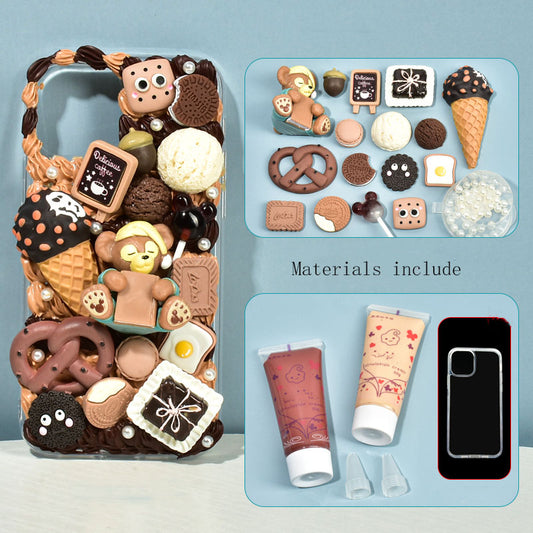 Cookies Material Kit for DIY Handmade Decoden Phone Case
