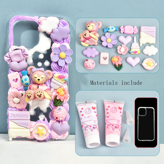 Little Monkey Material Kit for DIY Handmade Decoden Phone Case