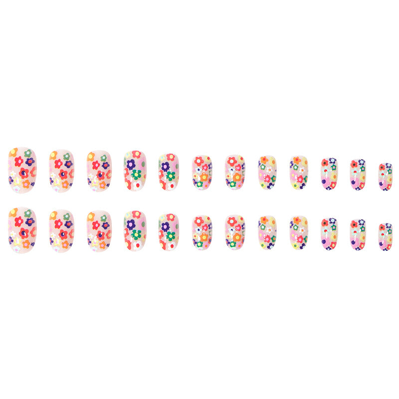 Flower Nails - Press on Nails