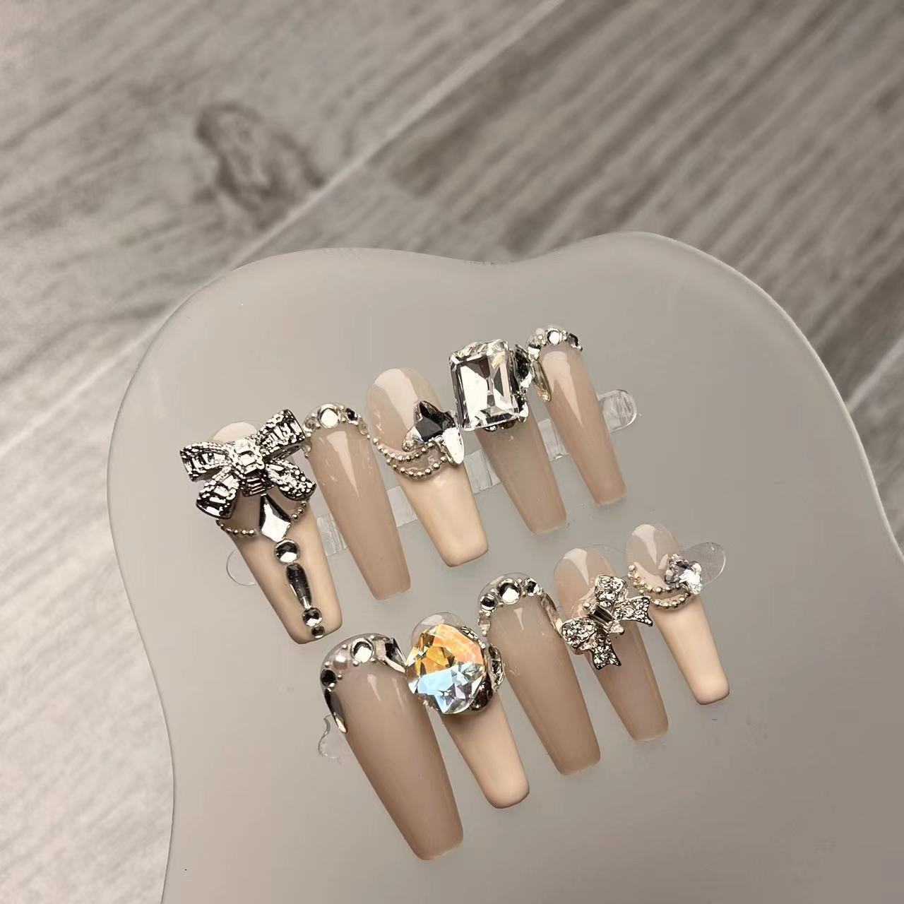 Diamond Nails - Handmade Press on Nails