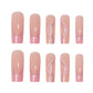 Pink French Nails - Press on Nails