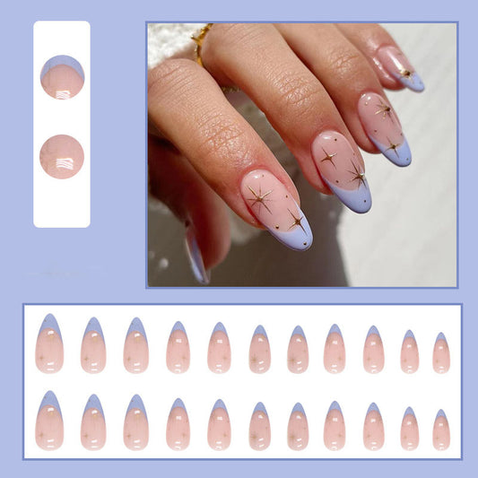 Almond French Nails - Press on Nails