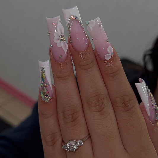 3D Flower Nails - Press on Nails