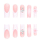 Pink French Nails - Press on Nails