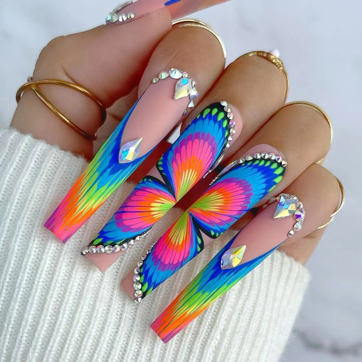 Butterfly Nails - Press on Nails