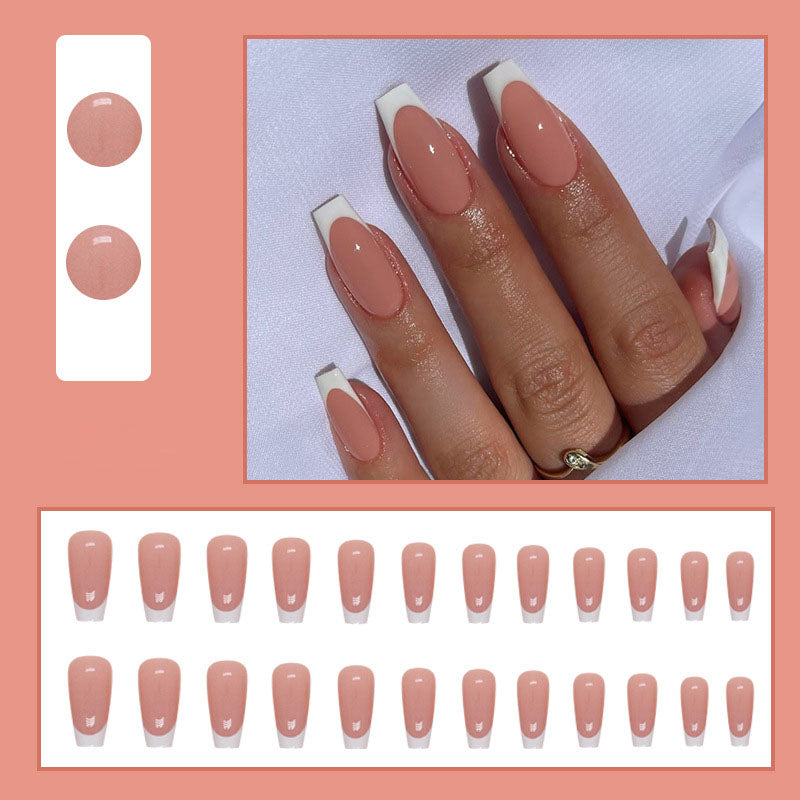 Classic French Nails - Press on Nails