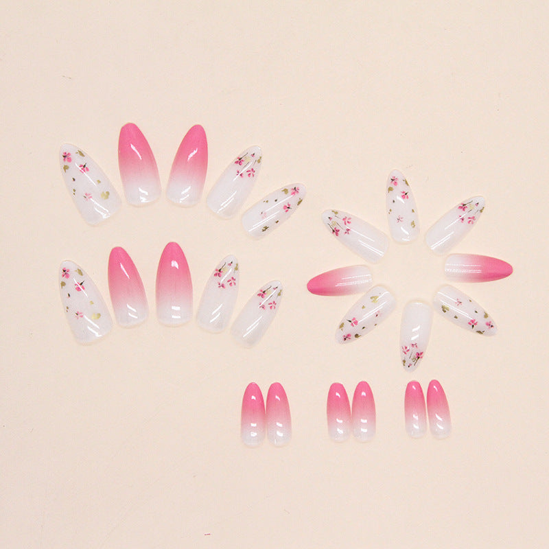 Flower Ombre Nails - Press on Nails