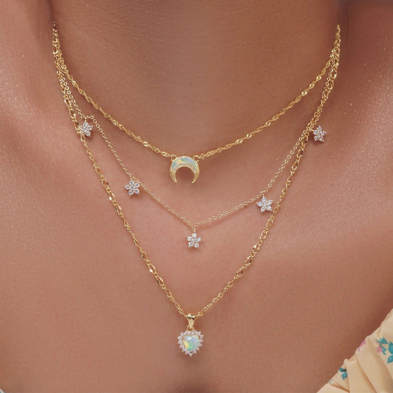 Stars Multi-layer Necklace