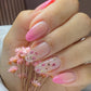 Flower Ombre Nails - Press on Nails