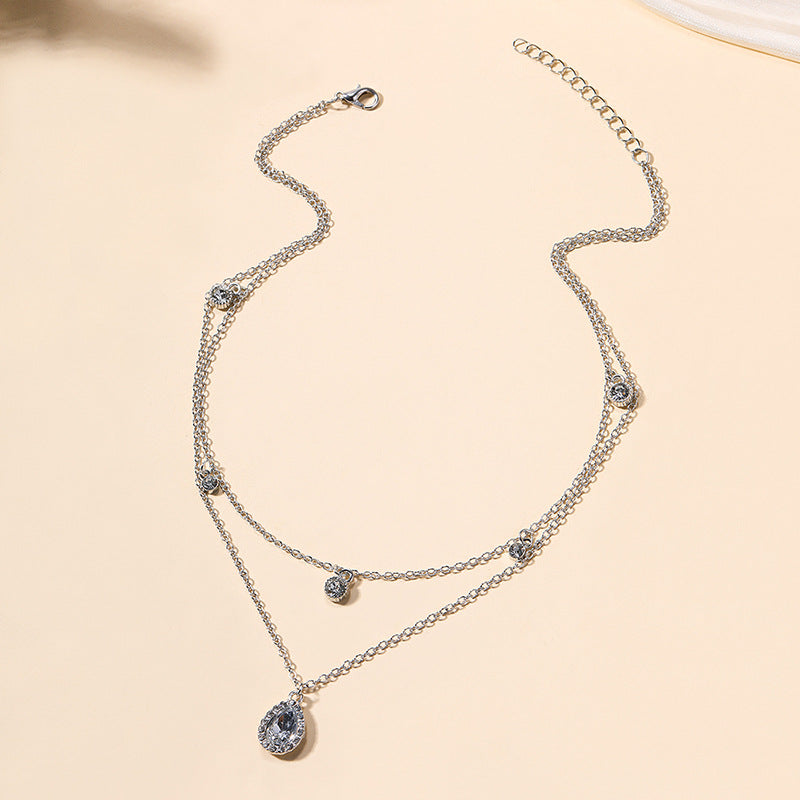 Waterdrop Multi-Layer Necklace