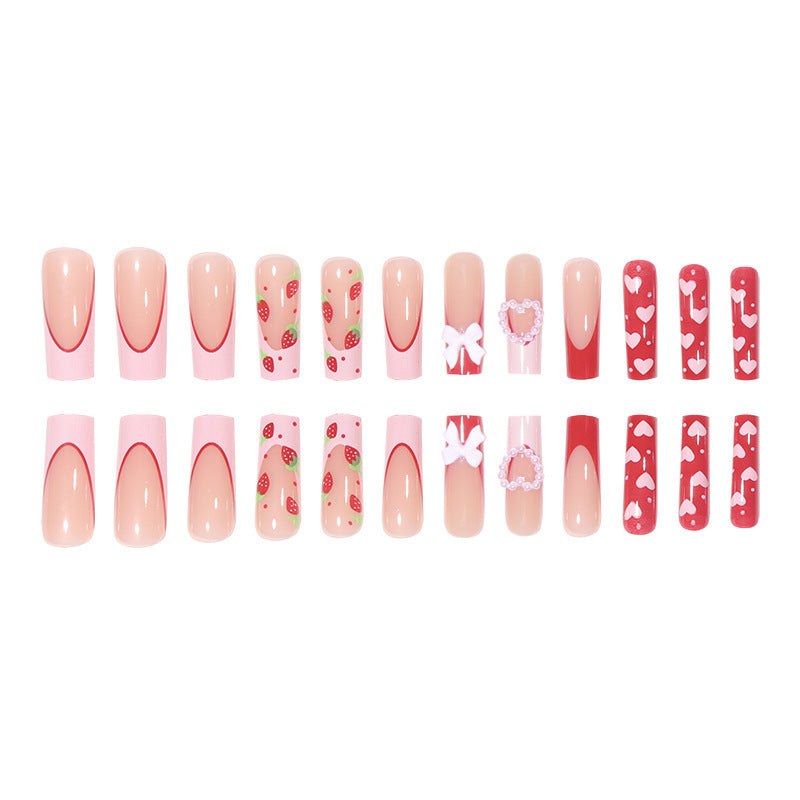 Strawberry Nails - Press on Nails