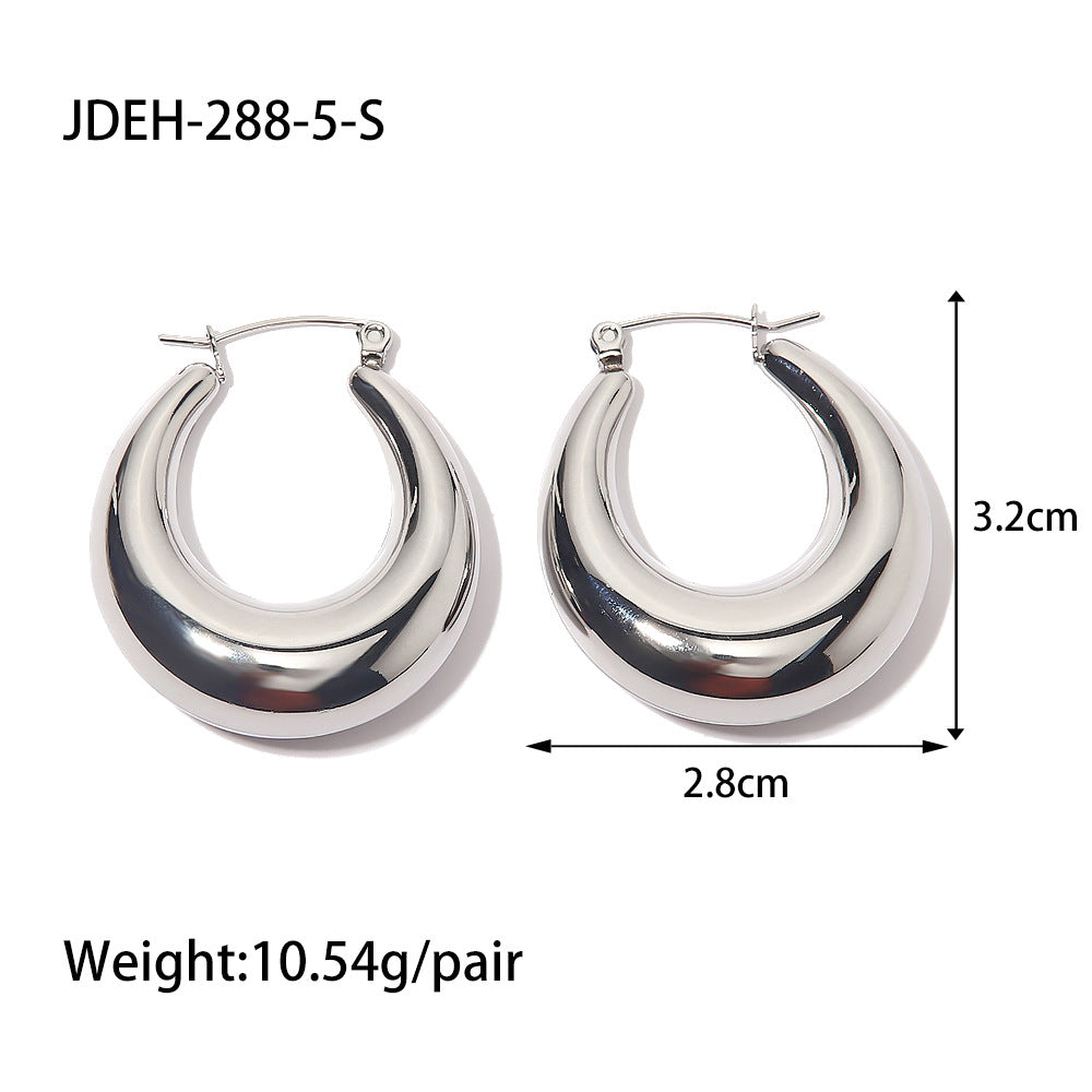 Hollow Hoop Earrings