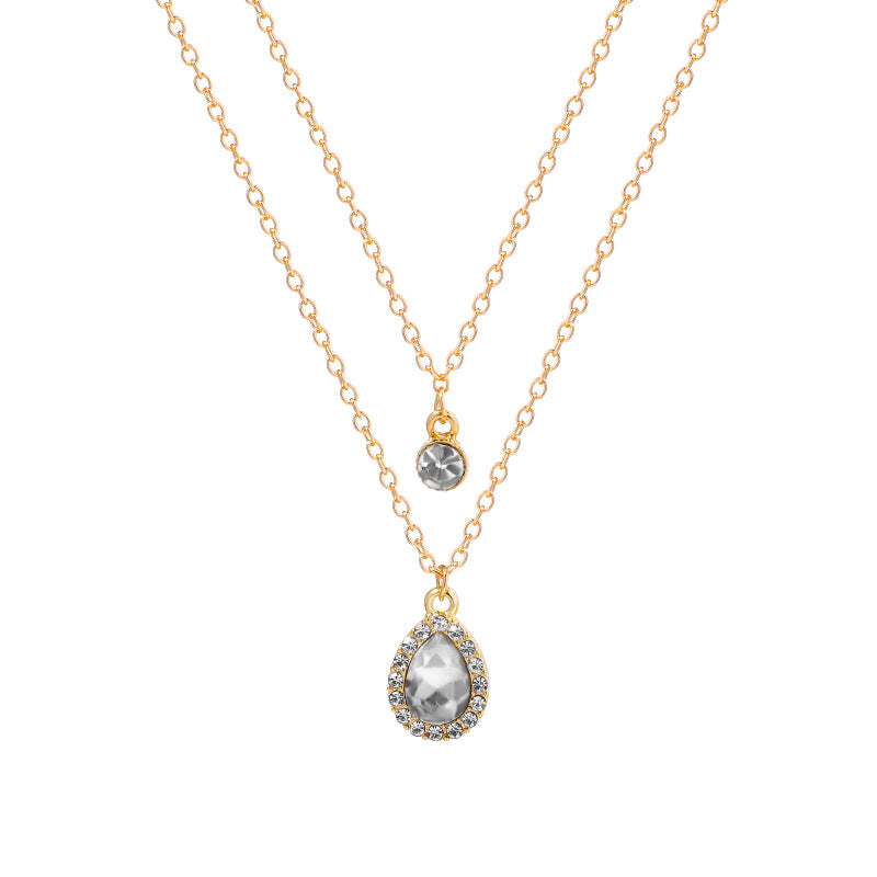 Waterdrop Multi-Layer Necklace