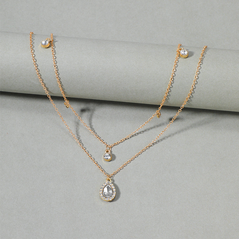 Waterdrop Multi-Layer Necklace