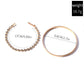 Gold Diamond Bracelet & Alloy Bangle Set