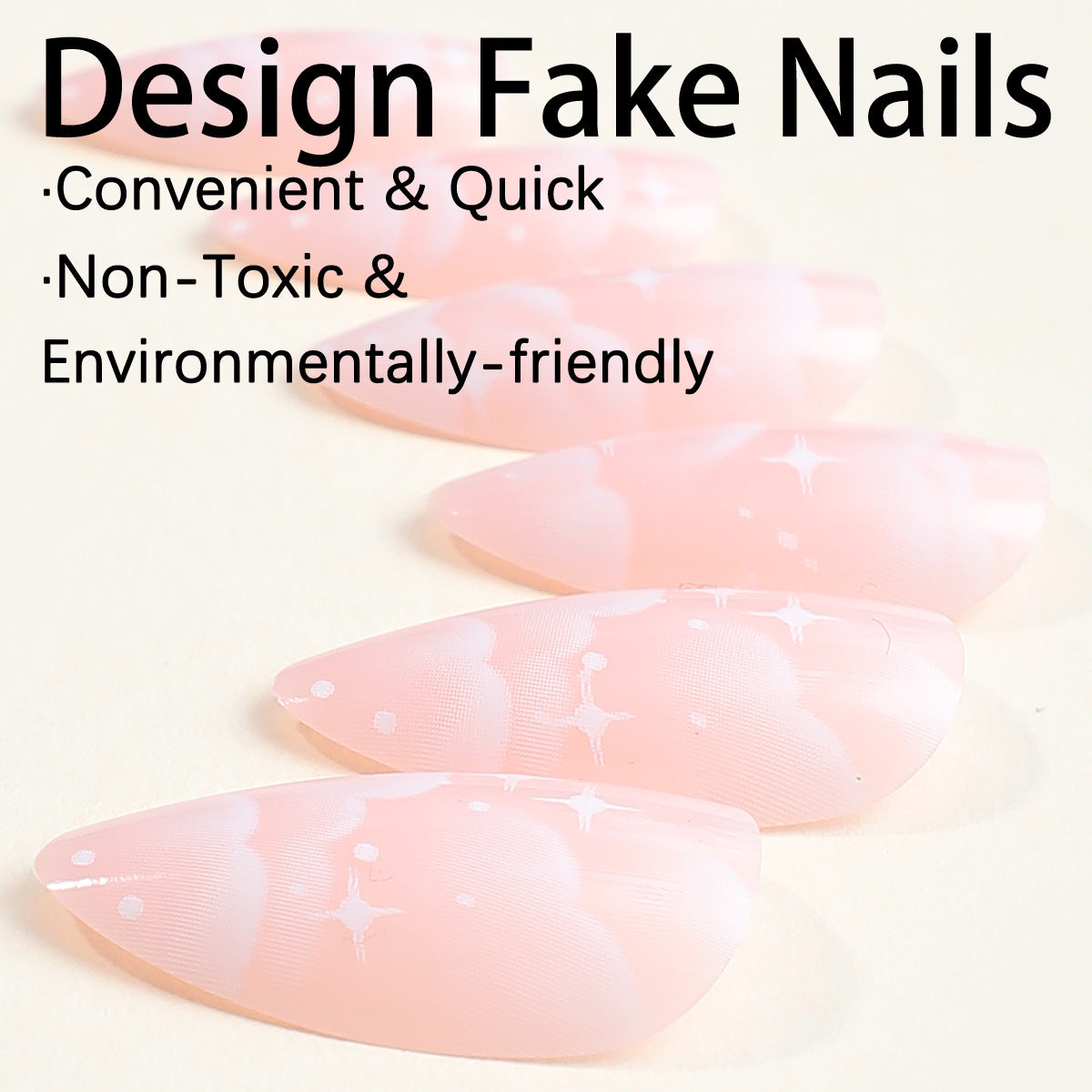 Pink Almond Nails - Press on Nails