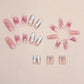 Pink Aura Nails - Press on Nails