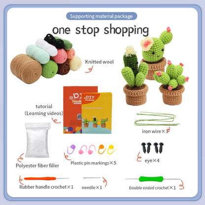 Potted Plants Crochet Kit