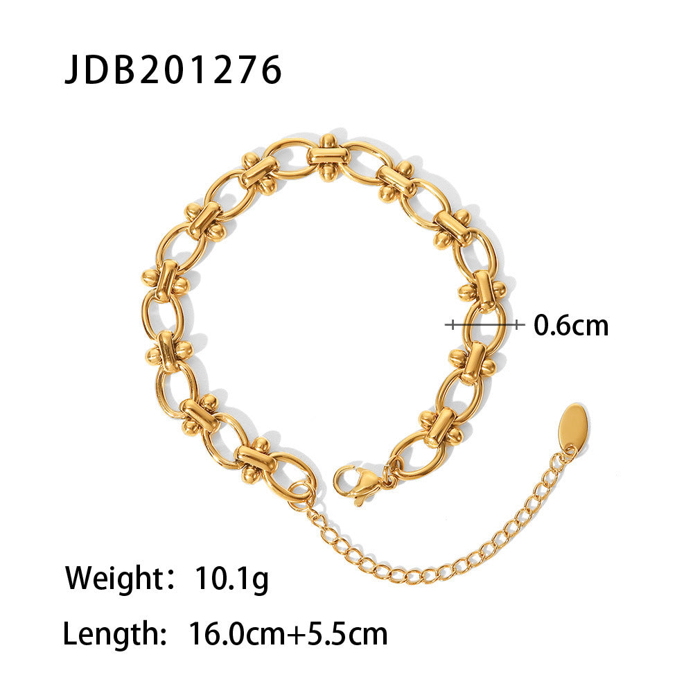 Gold Plated Adjustable Bracelet