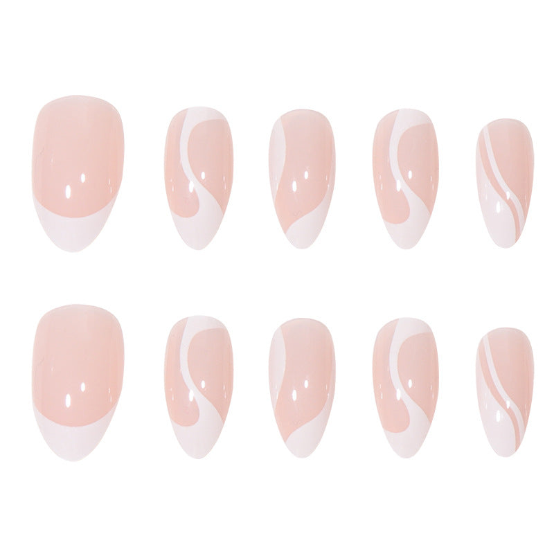 Simple French Nails - Press on Nails