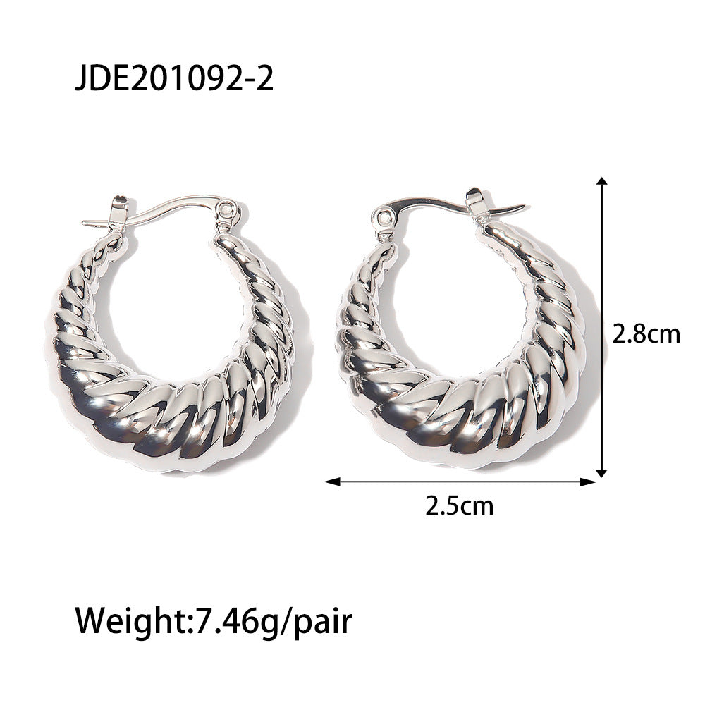 Hollow Hoop Earrings