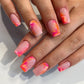 Pink Blooming Nails - Press on Nails