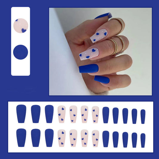 Matte Blue Nails - Press on Nails