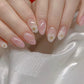 Glitter Nude Nails - Press on Nails