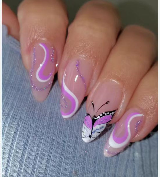 Swirl Nails - Press on Nails