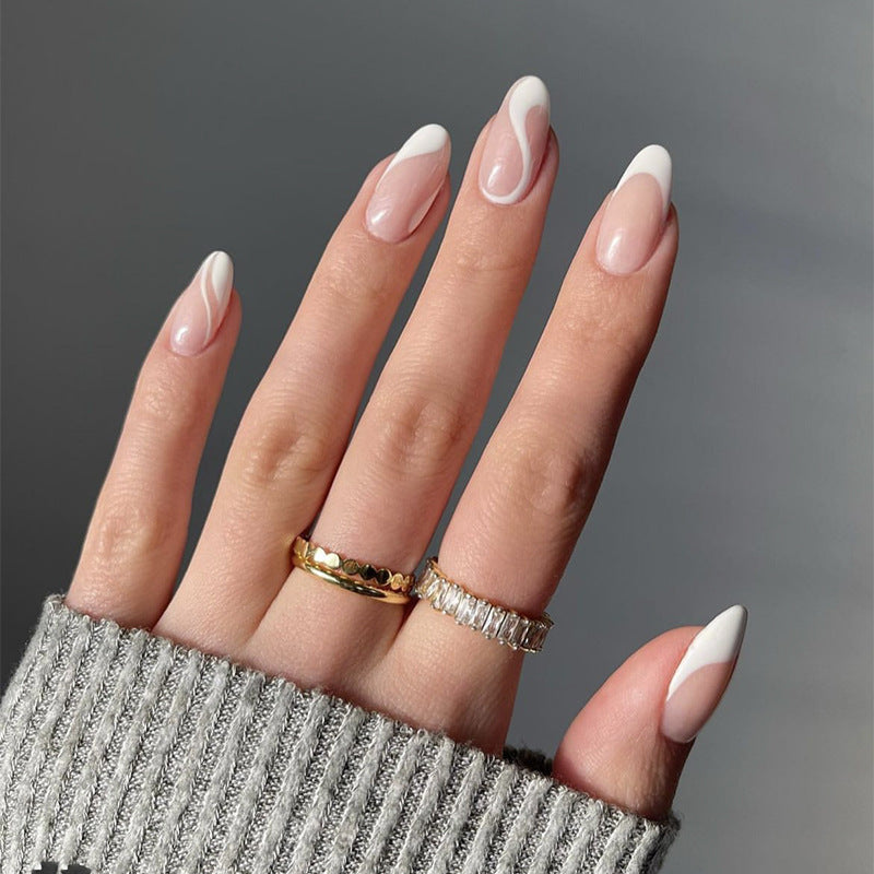 Simple French Nails - Press on Nails