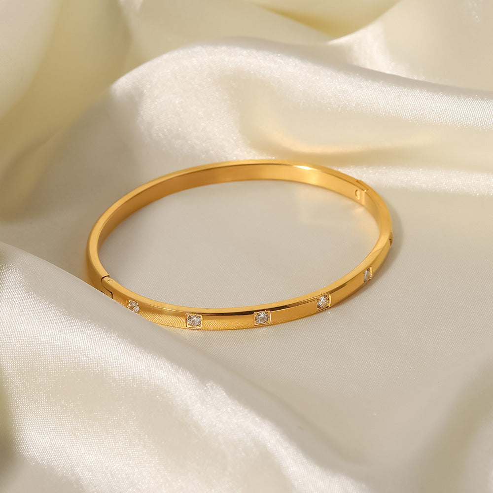 Gold Plated Adjustable Bracelet