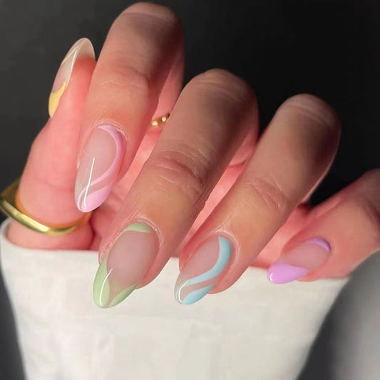 Swirl Nails - Press on Nails