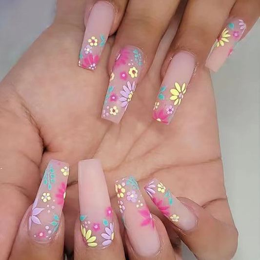 Floral Nails - Press on Nails