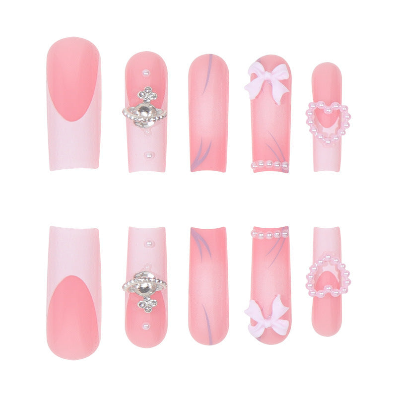 Bow-knot Nails - Press on Nails