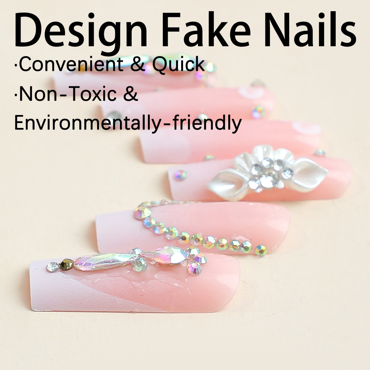 3D Flower Nails - Press on Nails