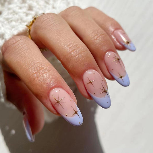 Almond French Nails - Press on Nails