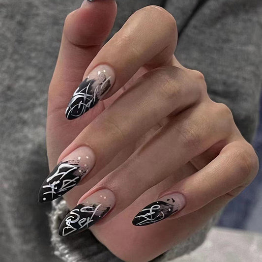 Black and White Nails - Press on Nails