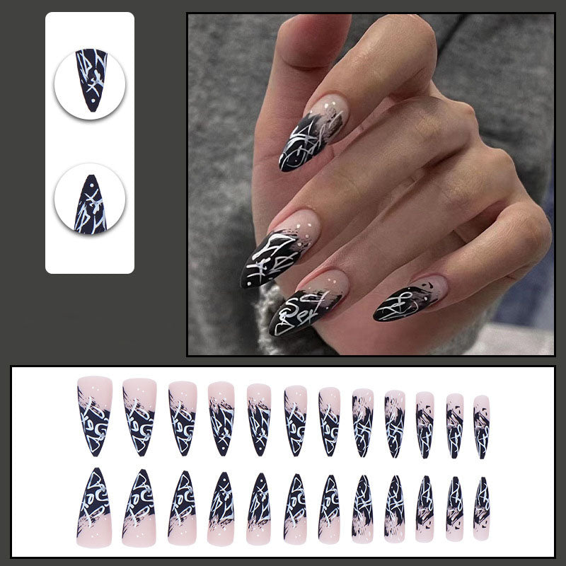 Black and White Nails - Press on Nails