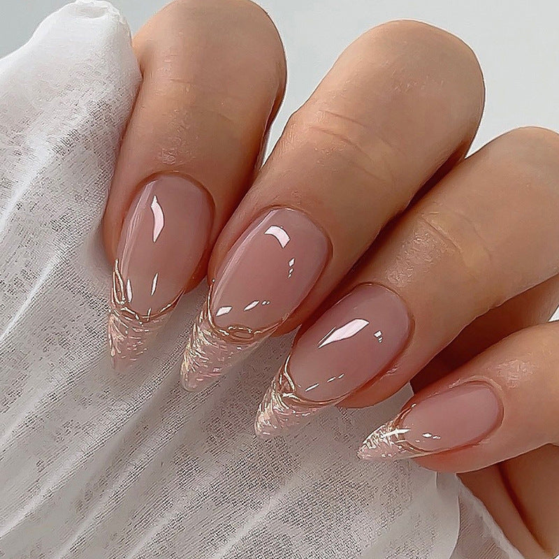 French Nude Nails - Press on Nails