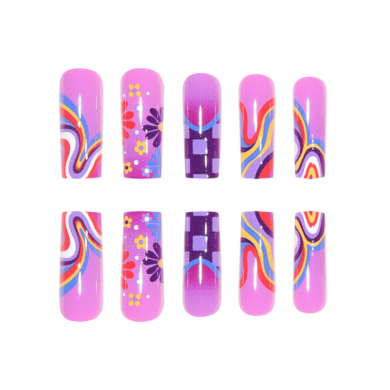 Rainbow Nails - Press on Nails