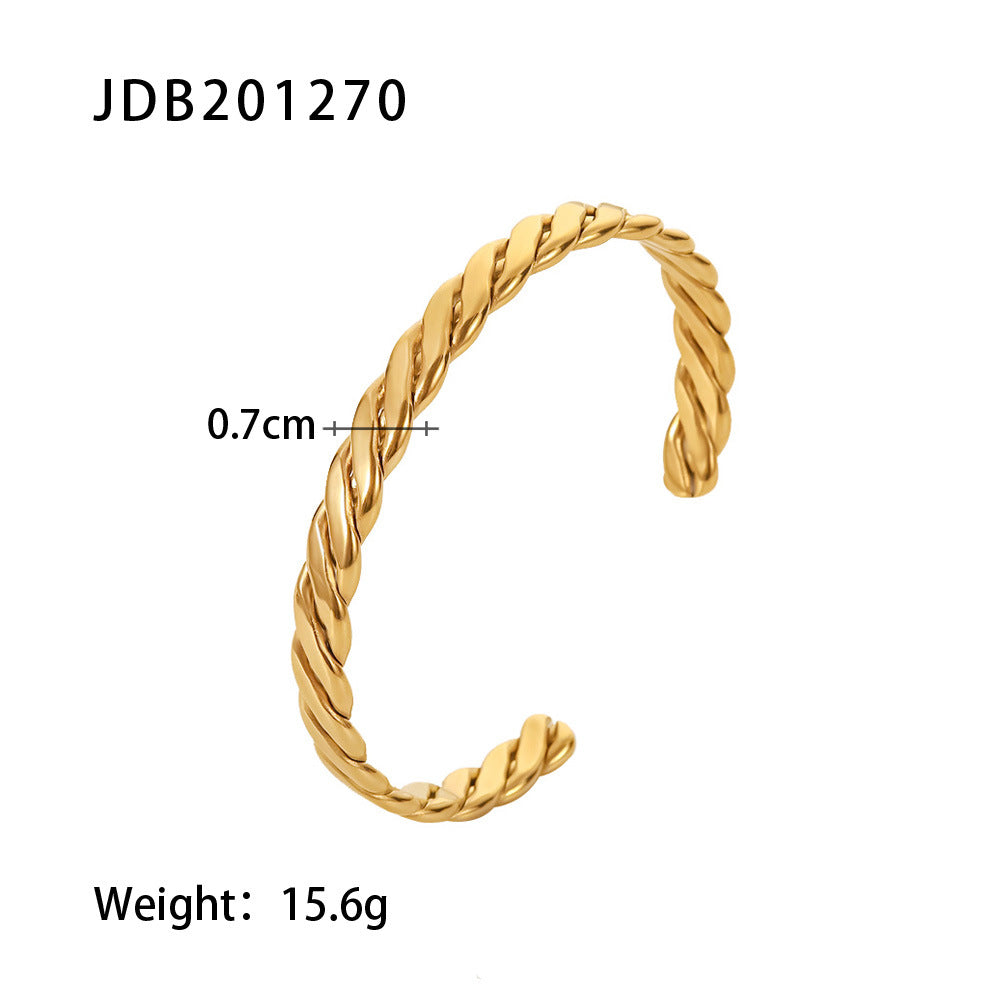 Gold Plated Adjustable Bracelet